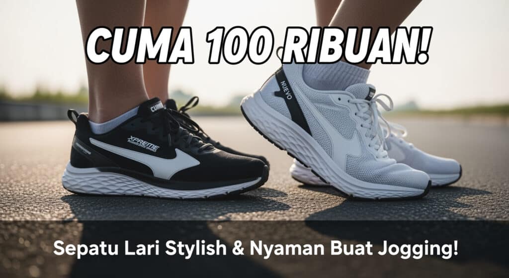 7 Rekomendasi Sepatu Lari 100 Ribuan yang Nyaman dan Stylish, Cocok untuk Jogging dan Harian