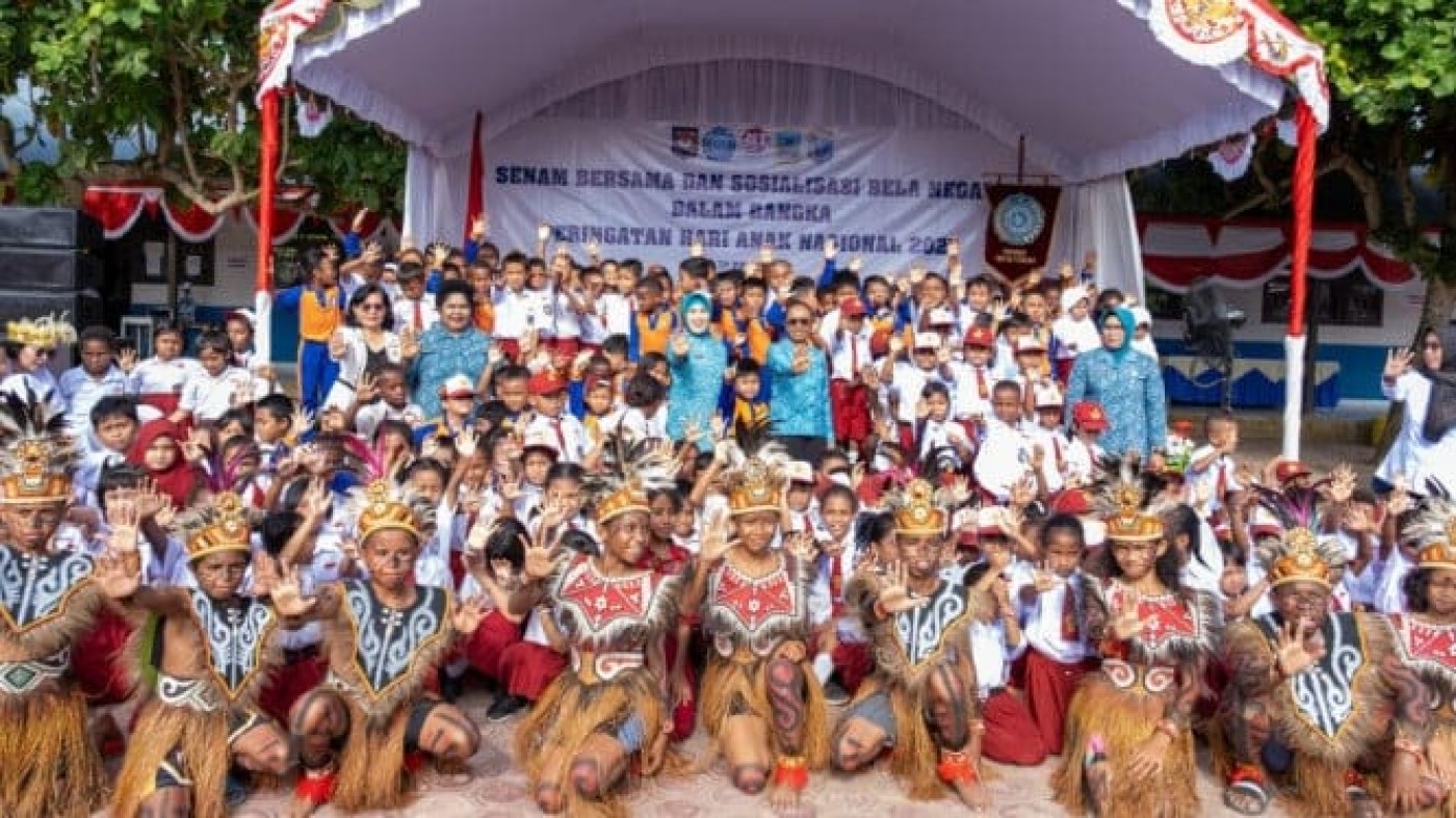Ketum TP PKK: Perkuat Pendidikan Anak untuk Sambut Indonesia Emas 2045