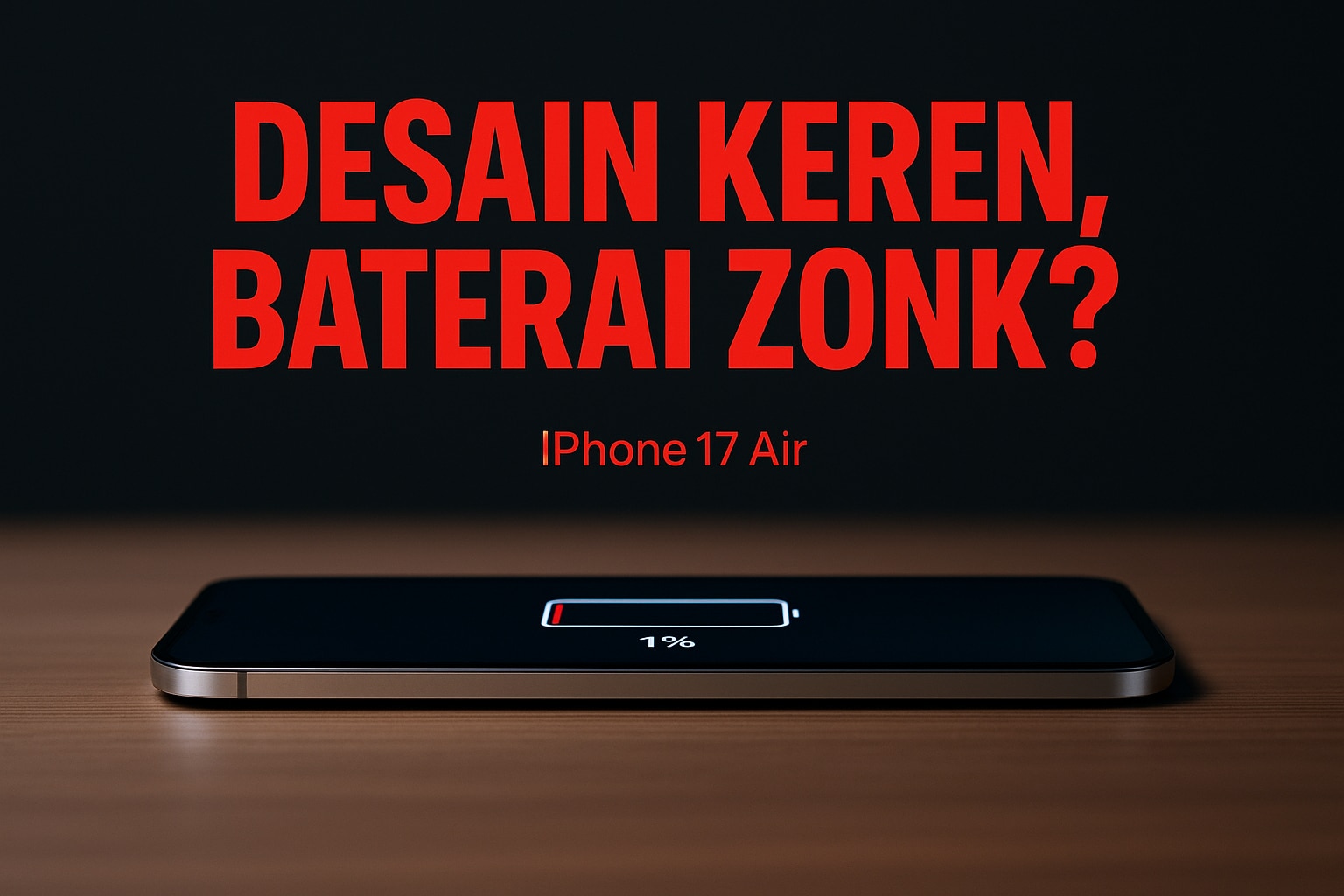 iPhone 17 Air Bakal Punya Desain Tipis, Tapi Daya Tahan Baterai Jadi Sorotan