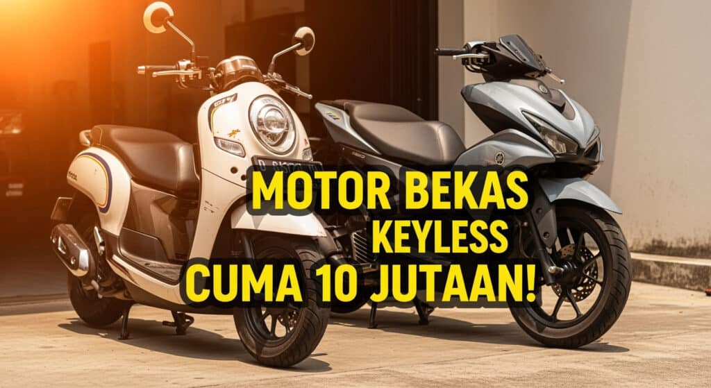 5 Motor Bekas Keyless Murah Rp10 Jutaan Pilihan Favorit Anak Muda, Aman dan Modern buat Harian