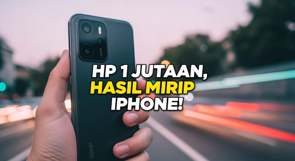 5 HP Murah Rp1 Jutaan dengan Kamera Mirip iPhone, Bisa Bokeh Natural Pakai AI dan Mode Portrait