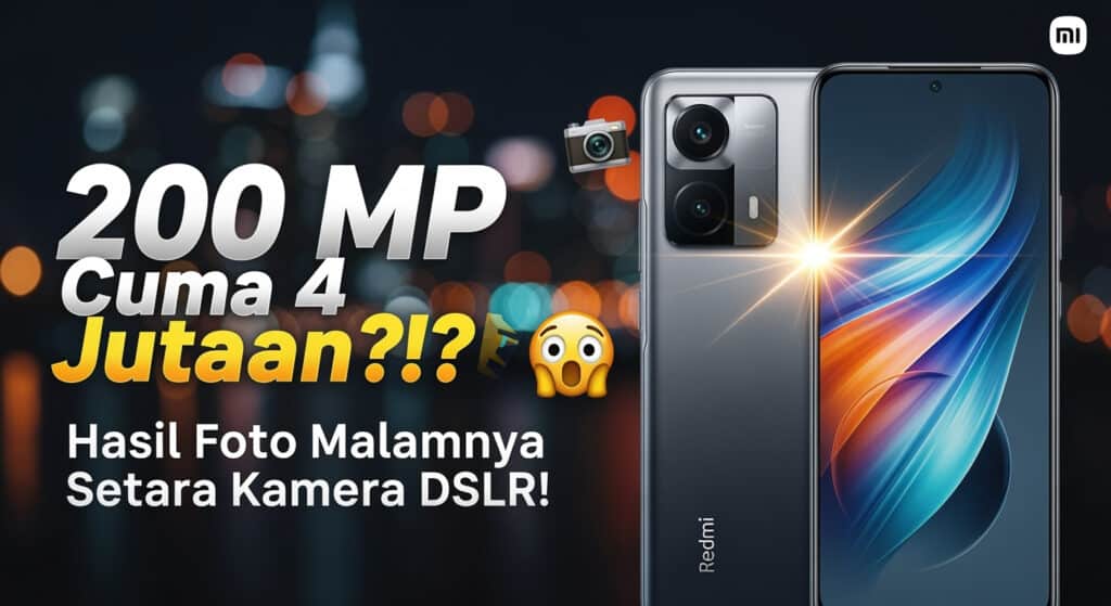 5 Rekomendasi HP 4 Jutaan Terbaik 2025, Night Mode Setara Flagship Mahal