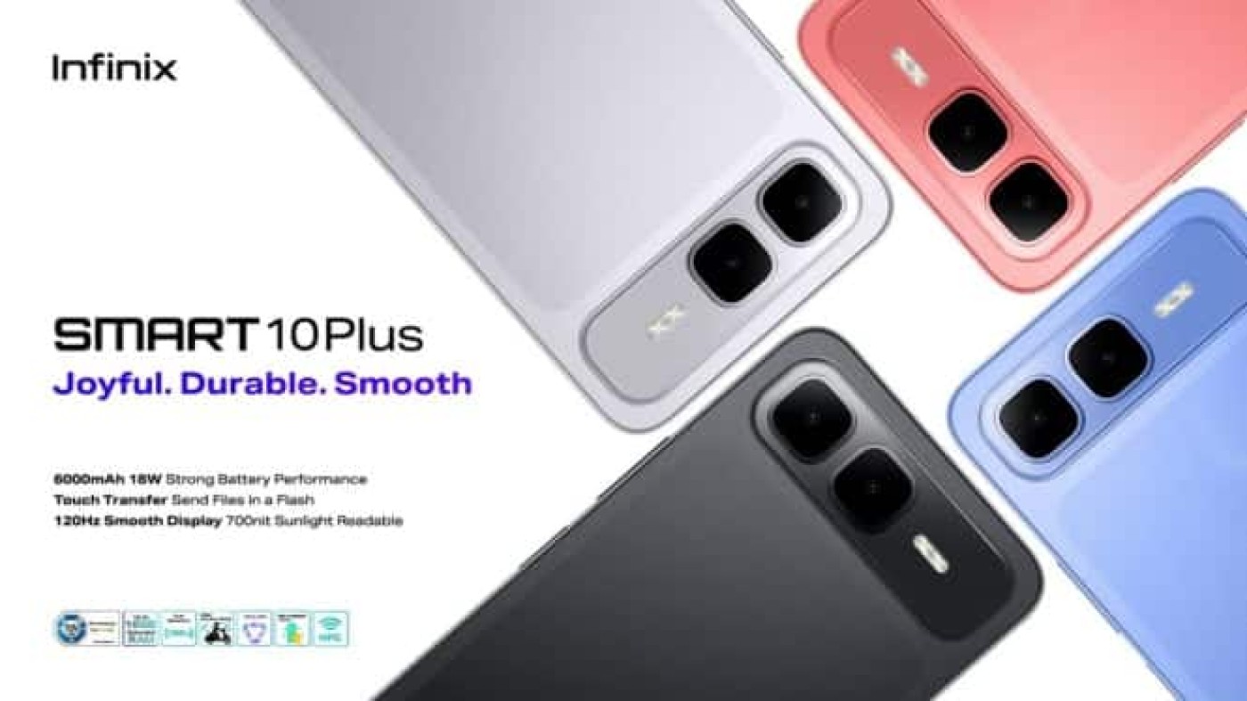 Infinix Smart 10 Plus: HP Rp 1 Jutaan Tahan Lama, Fitur Premium!