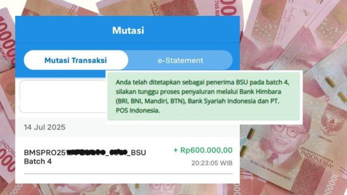 BSU Tahap 4 2025 Kapan Cair? Cek Rp600 Ribu di bsu.kemnaker.go.id 