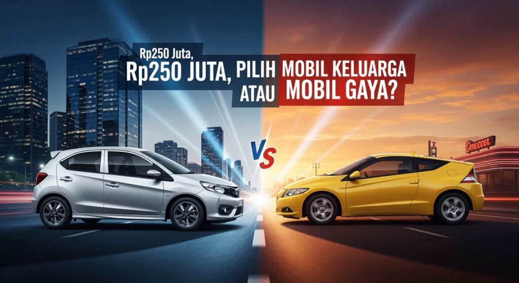Beli Mobil Honda Rp250 Juta, Mending Brio RS CVT atau CR-Z Bekas?