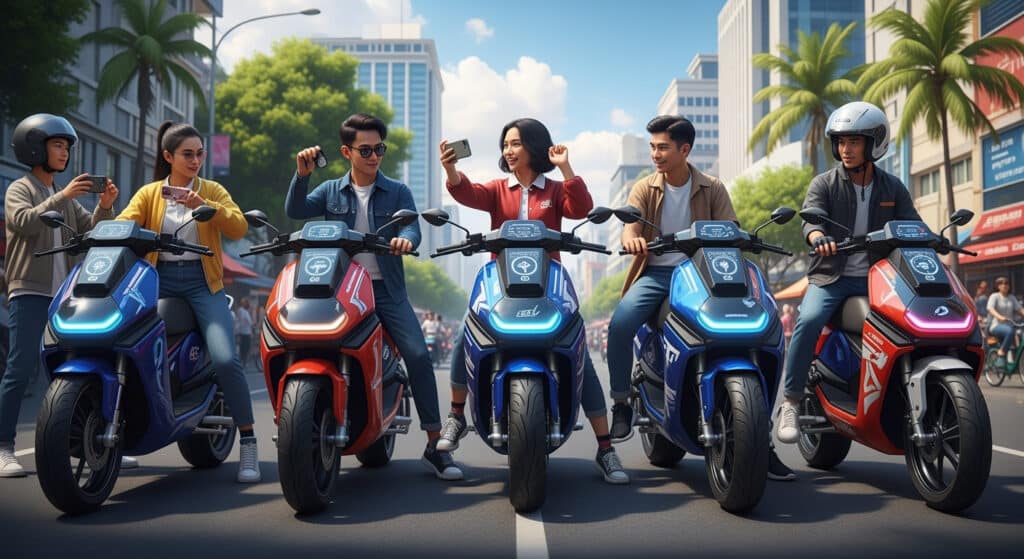 5 Motor Listrik Indonesia Terbaik dengan Desain Ganteng dan Canggih