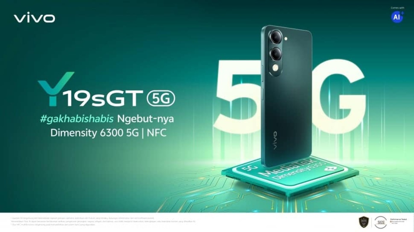 Vivo Y19s GT 5G Rilis di Indonesia, HP Murah Seri GT Pertama Khusus Online