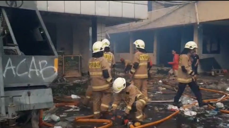 Kantor Gegana di Kramat Raya Kebakaran, Penyebabnya Masih Diselidiki