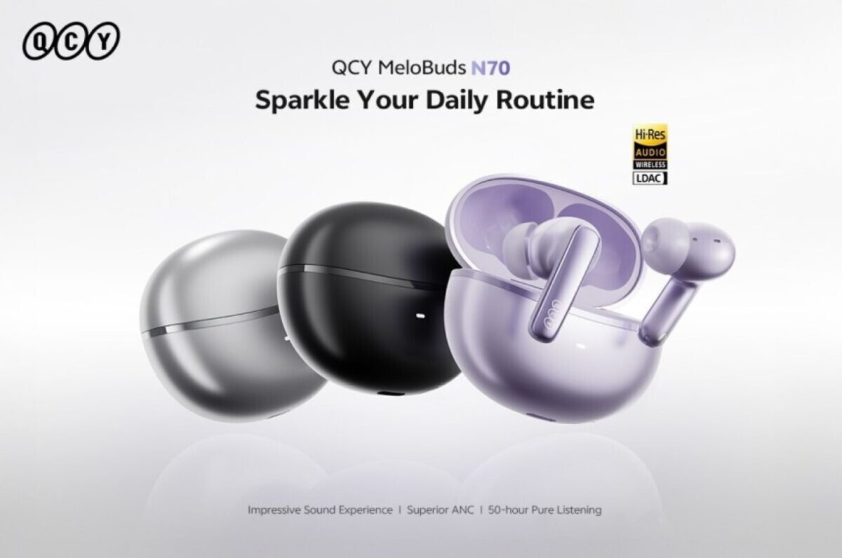 QCY Perkenalkan MeloBuds N70, TWS ANC Tahan 50 Jam dengan Fitur Canggih Terbaru
