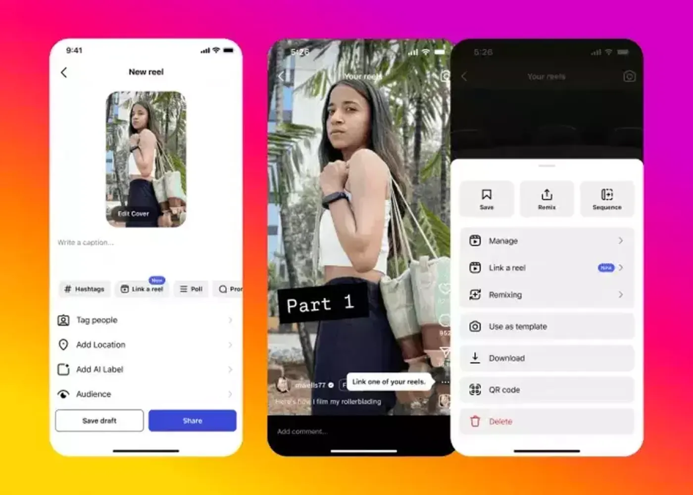 Cara Pakai Fitur Link di Instagram Reels untuk Bikin Konten Berseri dengan Mudah