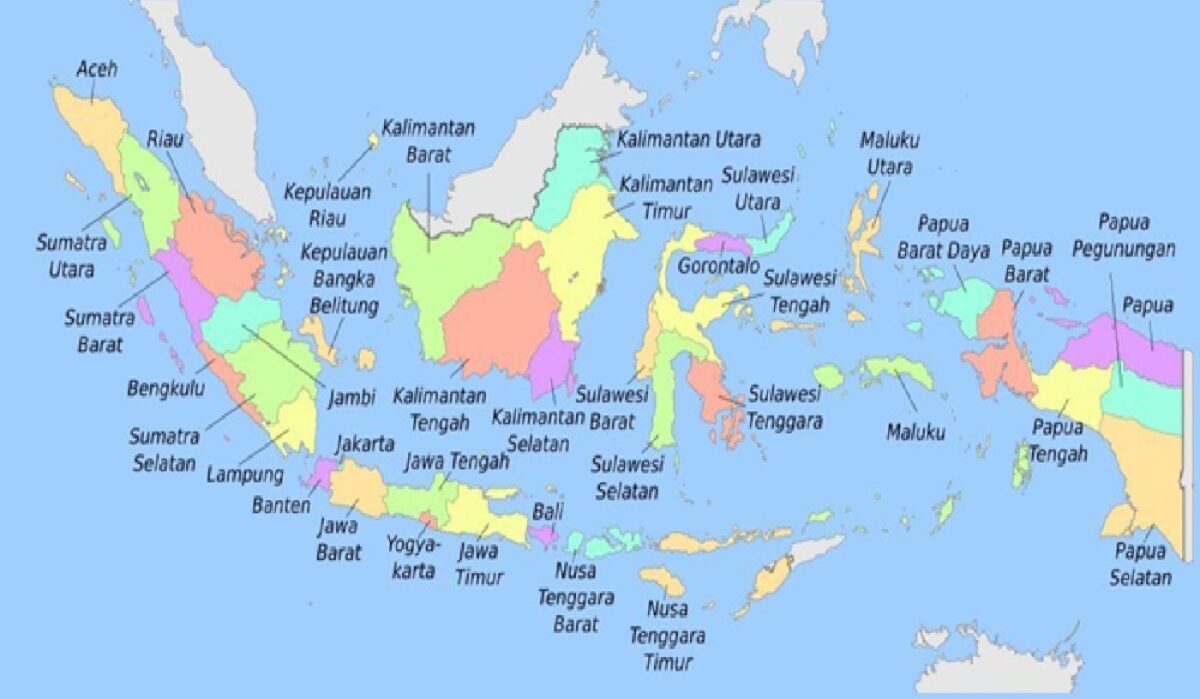 Daftar 38 Provinsi di Indonesia dan Ibu Kotanya 2024 - Lengkap Terbaru