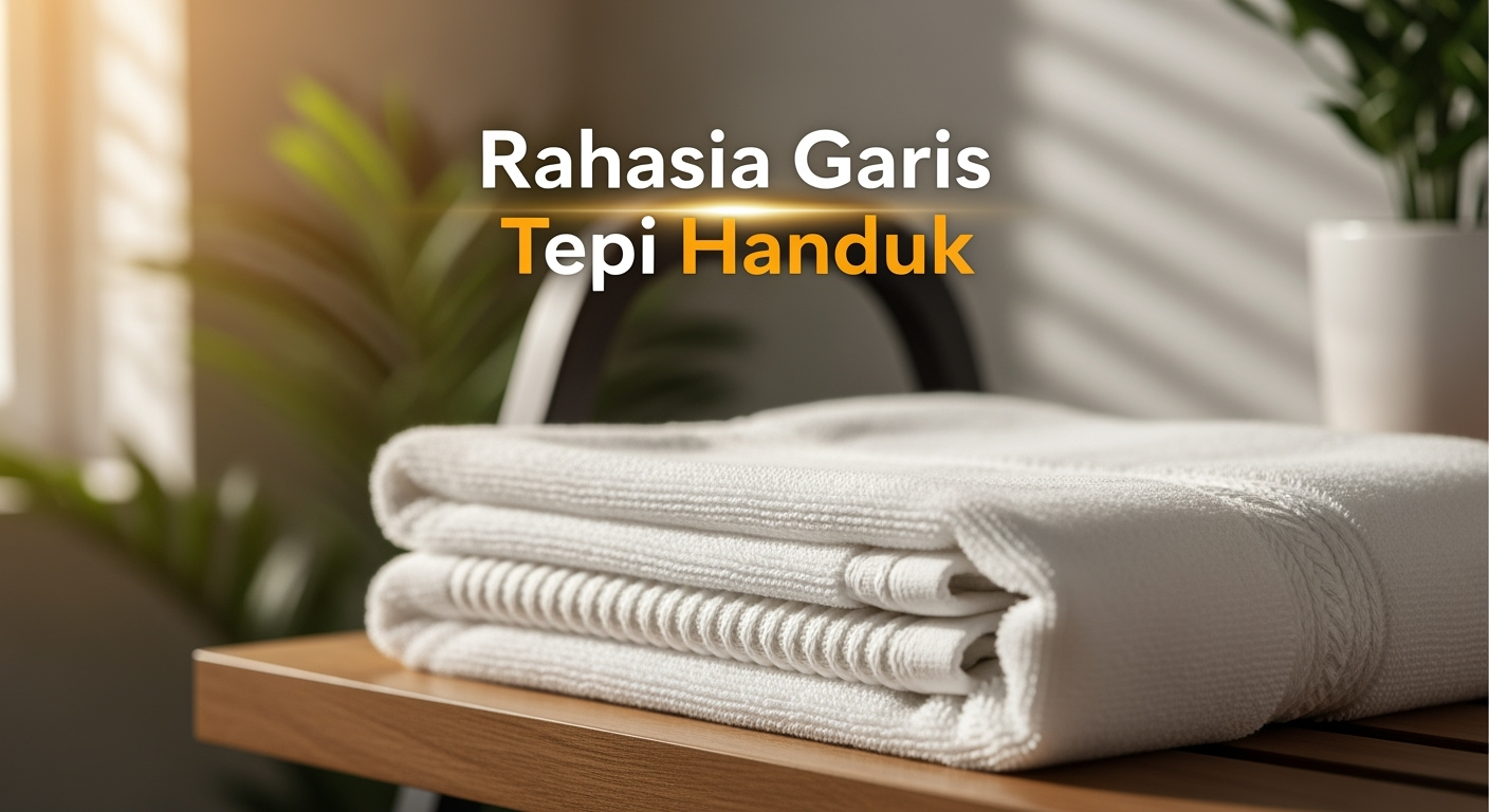 Ternyata Ini Fungsi Garis Tepi Handuk yang Sering Diabaikan, Penting untuk Ketahanan Kain