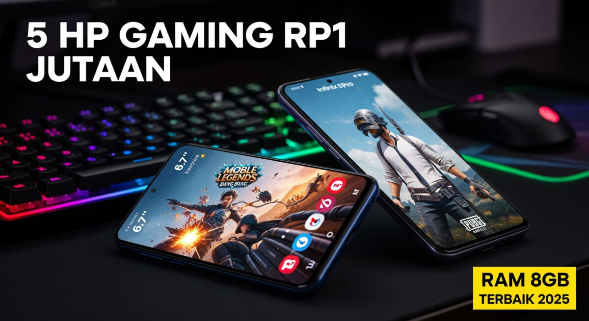 5 HP Gaming Terjangkau dengan Baterai 5000mAh untuk Gaming Marathon