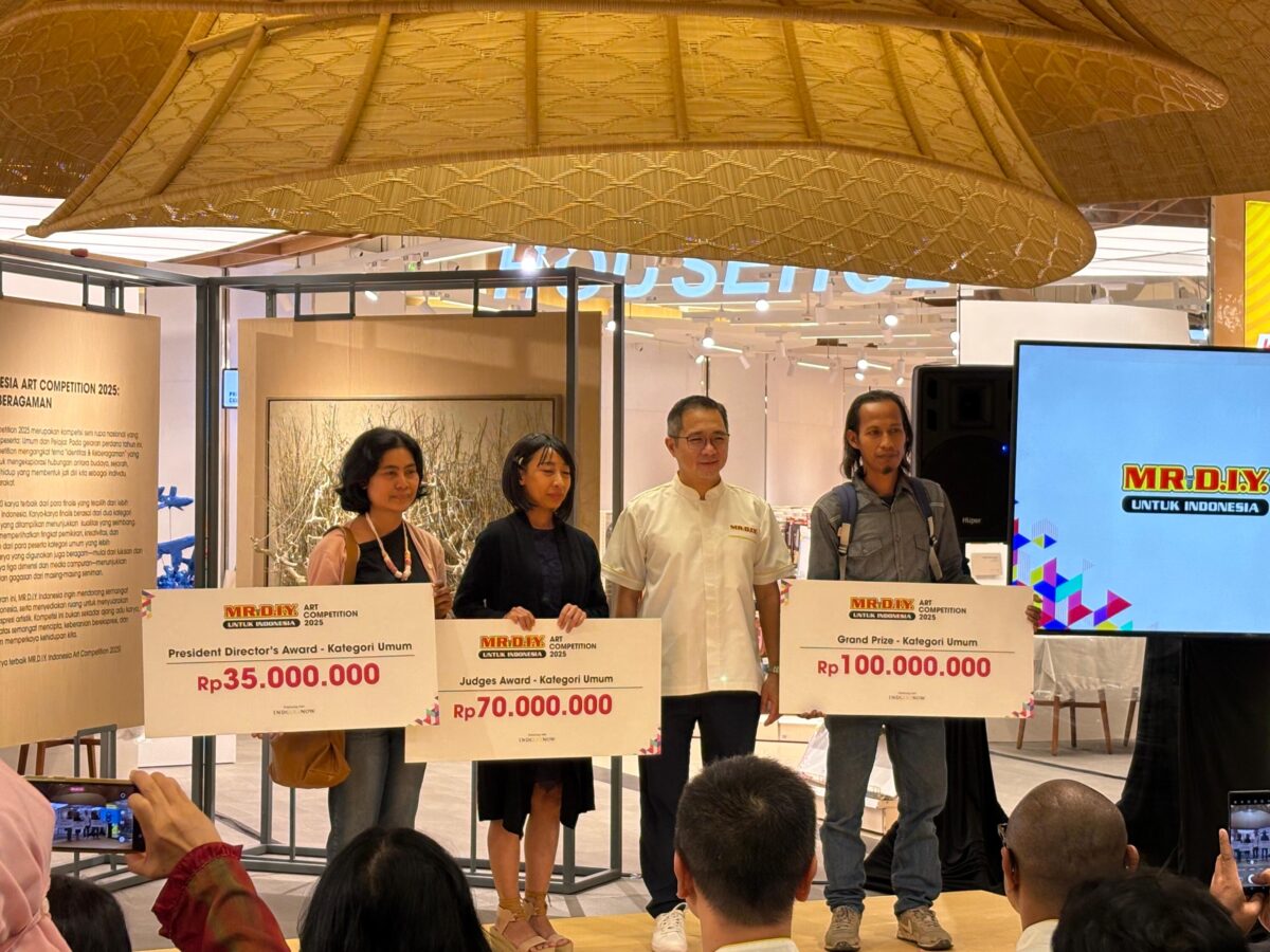 Karya Seni Ranting Pohon Menang di MR D.I.Y Indonesia Art Competition 2025
