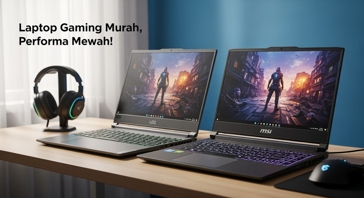 7 Laptop Gaming Murah Terbaik 2025 di Bawah 15 Juta, Cocok untuk Game AAA dan Editing