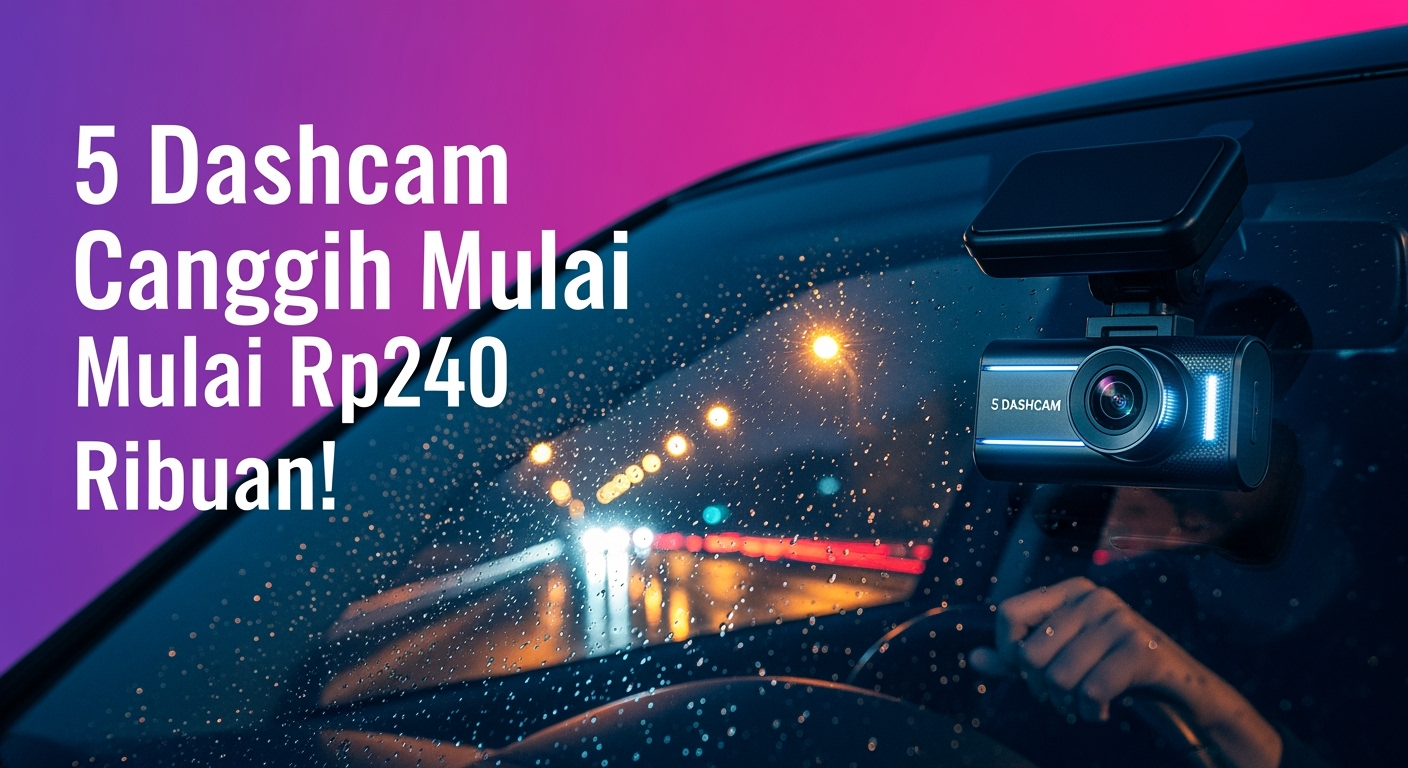 5 Dashcam Mobil Terbaik Mulai Rp240 Ribuan, Rekaman Jernih Siang Malam, Lengkap dengan Fitur ADAS & G-Sensor