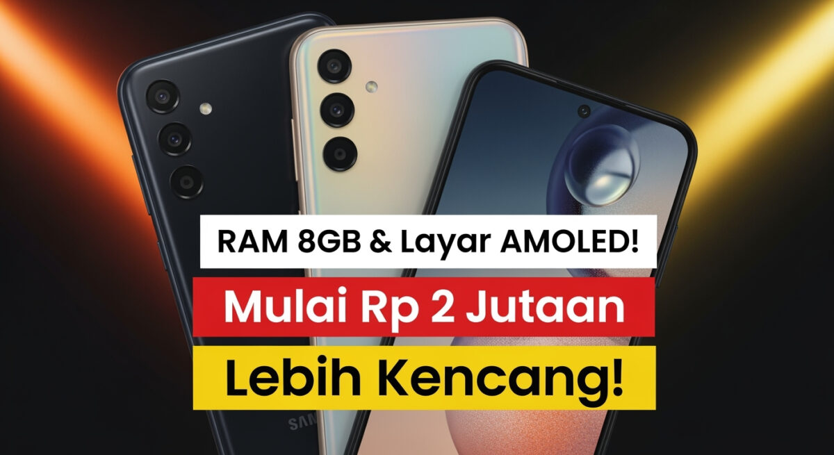 3 Rekomendasi HP Samsung Rp 2 Jutaan RAM 8GB, Cocok Buat Main Game & Multitasking
