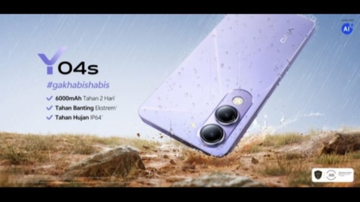 Vivo Y04s Resmi Rilis di Indonesia, Smartphone Tangguh Baterai 6.000mAh Harga Rp1 Jutaan!