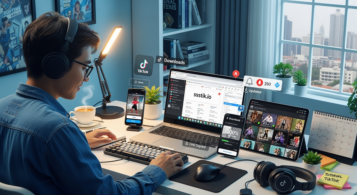 Download Video TikTok Tanpa Watermark Gratis di Android, iPhone & PC 2025