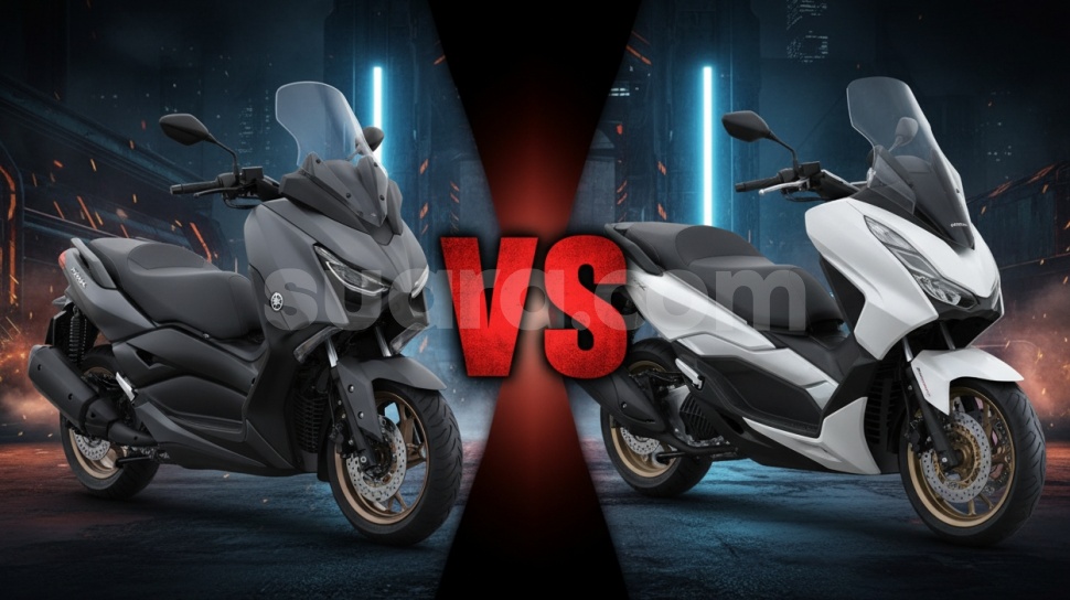 Duel Yamaha XMAX Tech MAX vs Honda Forza 250: Fitur Canggih vs Harga Selisih 15 Juta!