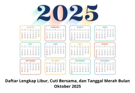 Daftar Lengkap Libur, Cuti Bersama, dan Tanggal Merah Oktober 2025 untuk Perencanaan Anda