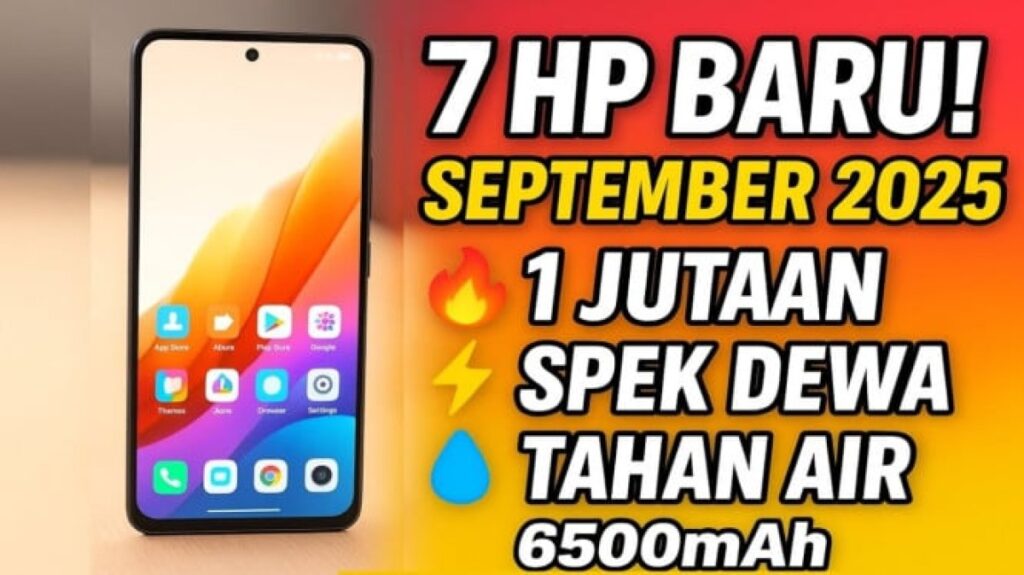 7 Rekomendasi HP Terbaru September 2025 yang Bikin Brand Lama Tersisih di Pasar