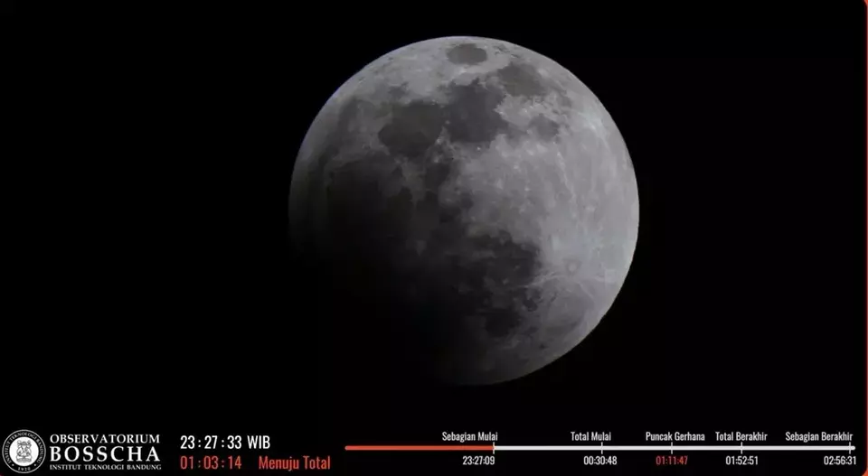 Gerhana Bulan Sebagian Tampak, Warga Depok Gelar Salat Bersama Malam Ini