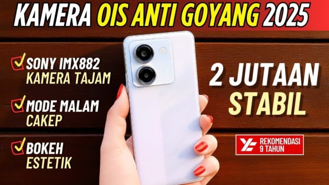 5 HP 2 Jutaan dengan Kamera OIS, Anti Goyang dan Harga Terjangkau 2025