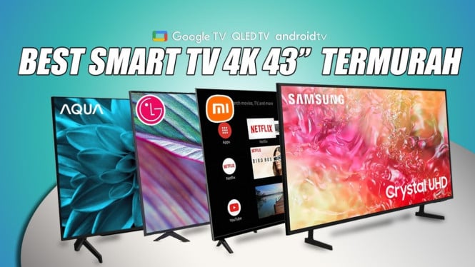 7 Pilihan TV 4K Murah di Bawah 3 Juta, Kualitas Nonton Makin Mantap!