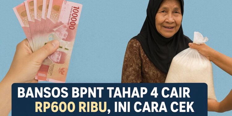 Bansos BPNT Tahap 4 Cair Rp600 Ribu, Cek Status Penerima Mudah Lewat HP Sekarang!
