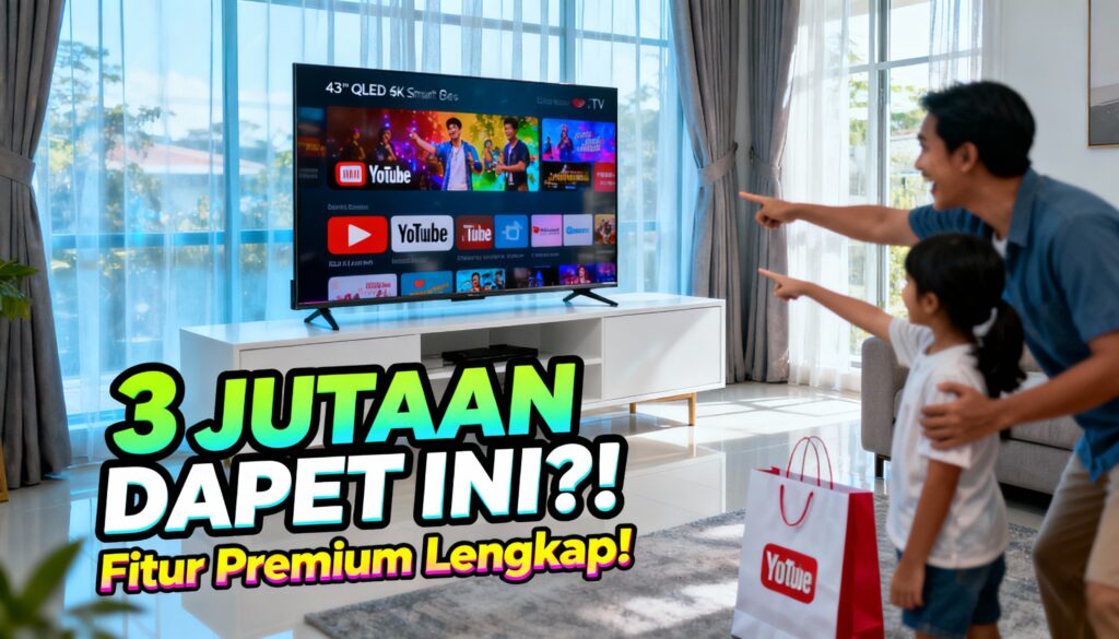 Cari TV 4K Murah? 7 Rekomendasi Ini Harganya Cuma 3 Jutaan, Spesifikasinya Juara Semua
