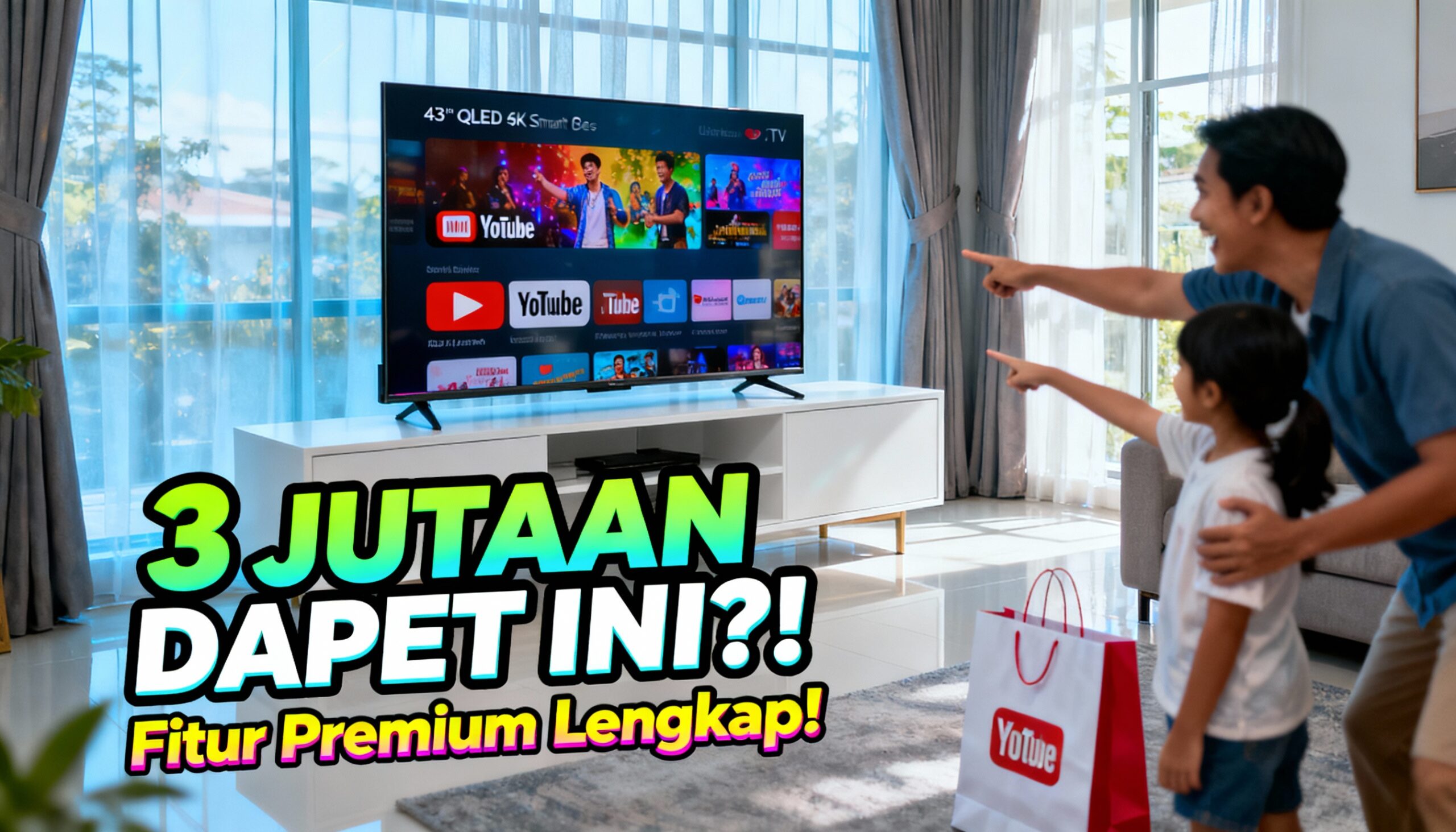 6 TV QLED 43 Inch Terbaik 2025: Fitur Canggih & Harga Terbaru yang Wajib Diketahui Cari TV 4K Murah? 7 Rekomendasi Ini Harganya Cuma 3 Jutaan, Spesifikasinya Juara Semua