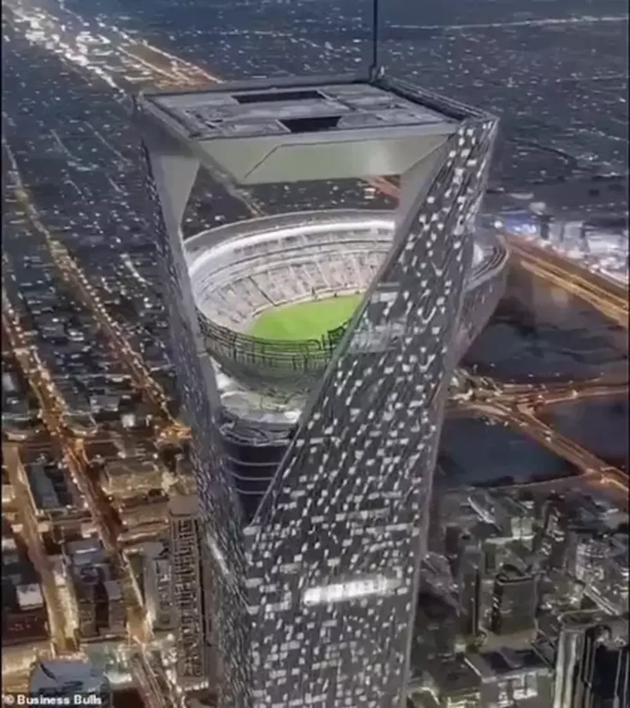 Stadion Langit Pertama? Desain Neom Sky Stadium Saudi Bikin Heboh Dunia