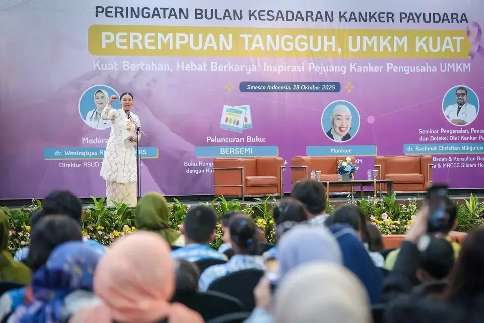 DWP Kementerian UMKM Kampanyekan Kesadaran Deteksi Dini Kanker Payudara