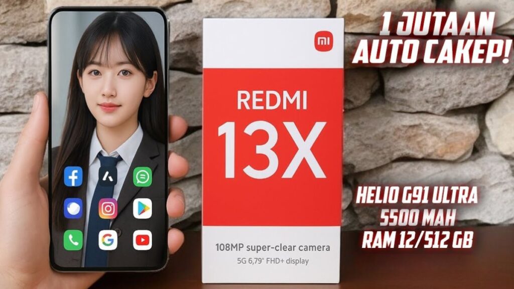 Xiaomi Diam-Diam Luncurkan Redmi 13X Kamera 108MP, Harga Sejutaan Fitur Setara Flagship