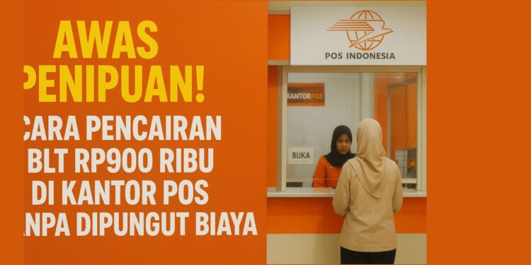 Awas Penipuan! Cara Aman Cairkan BLT Rp900 Ribu di Kantor Pos Tanpa Biaya Tambahan