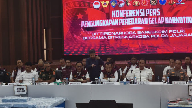 38 Ribu Kasus Narkoba Dibongkar Jan-Okt, 51 Ribu Orang Diciduk, Sitaan 197 Ton