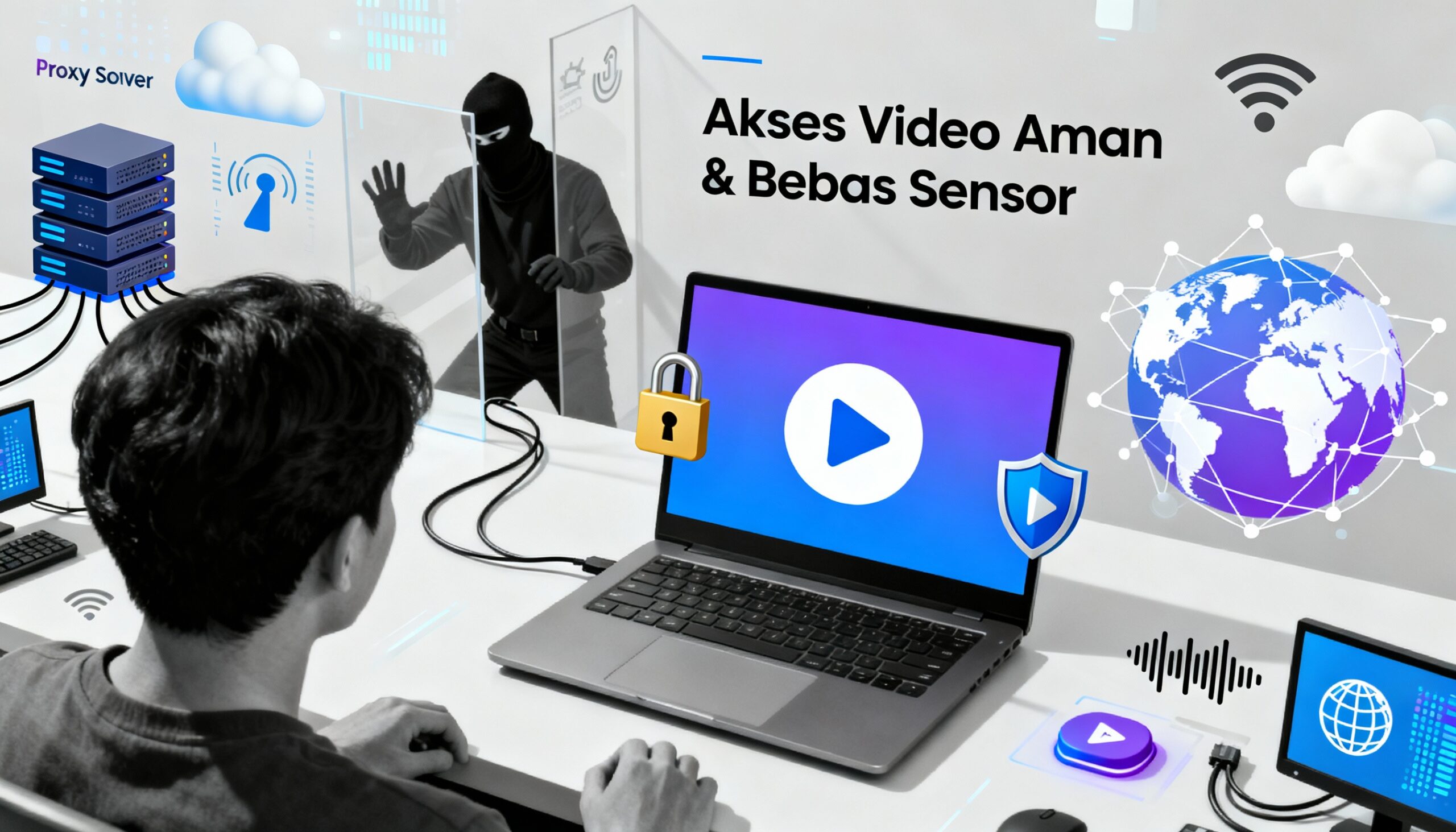 Proxy Video Gratis Tercepat untuk Streaming Film dan YouTube Tanpa Sensor dan Gangguan