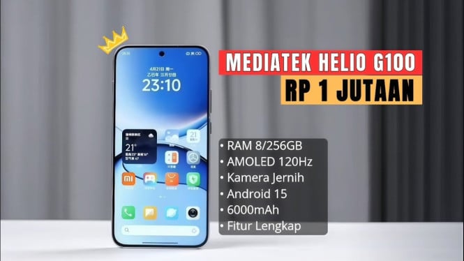 Deretan HP 1 Jutaan Helio G100 & Kamera 108MP, Pilihan Terbaik Mahasiswa 2025!