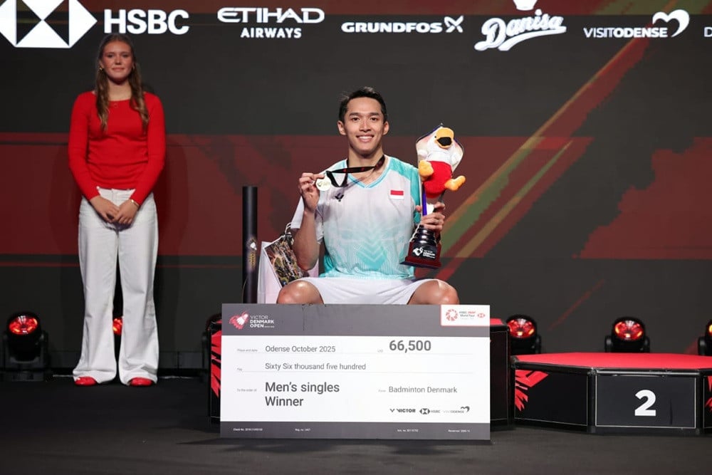 Kata-kata Jonatan Christie Usai Juara Denmark Open 2025: Kunci Kemenangan