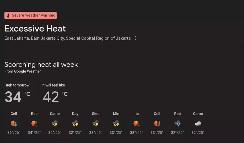 Muncul Peringatan Excessive Heat dari Google, Apa yang Terjadi? Simak Fakta Terbarunya