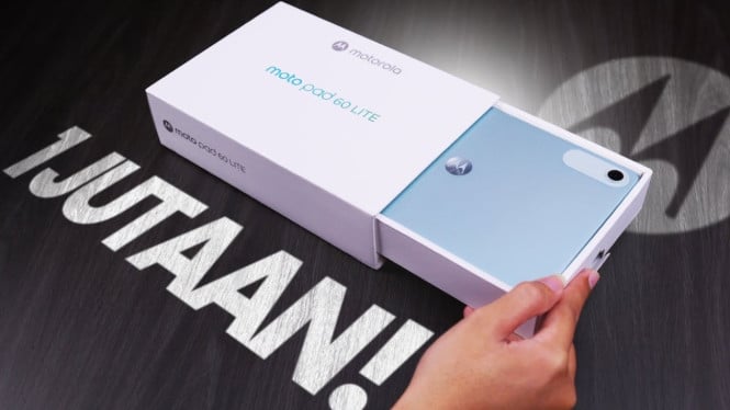 Tablet Harga 1 Jutaan! Moto Pad 60 Lite, Pilihan Tepat Pelajar & Streaming Netflix