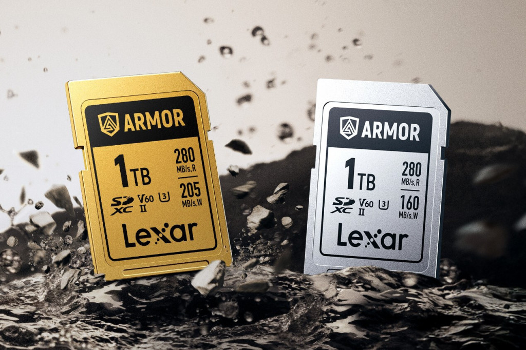 Kartu Memori Lexar Armor Gold 1TB, Tahan Ekstrem dengan Bodi Baja