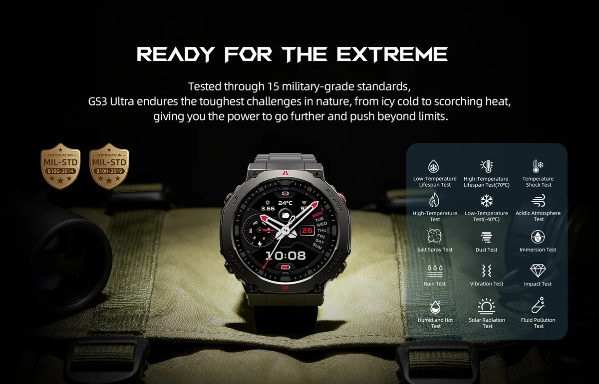 Black Shark GS3 Ultra Hadir dengan IP69K dan GPS Dual Band, Baterai Tahan 18 Hari