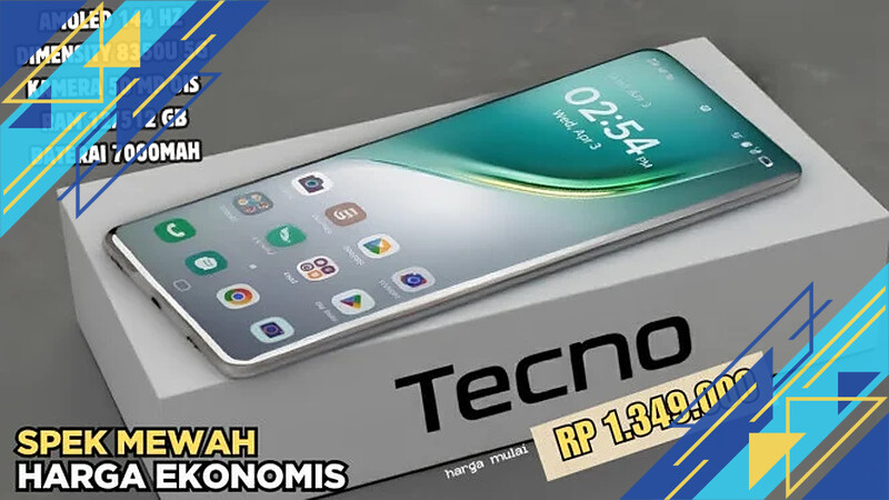 5 HP Tecno Terbaru 2025 dengan Layar 144Hz dan Fast Charging 90W untuk Pengguna Aktif
