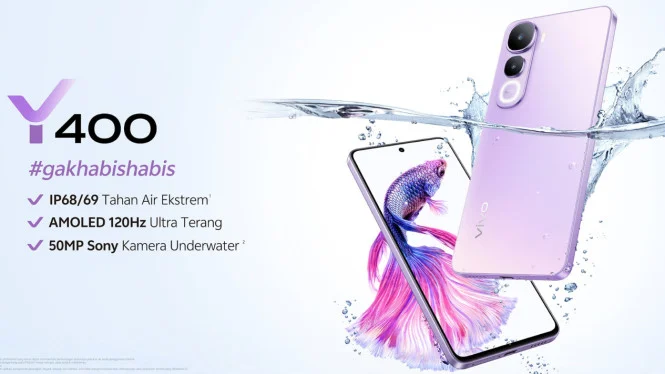 Vivo Y400 4G: Smartphone Stylish Anti Air dengan Proteksi Maksimal dan Performa Andal