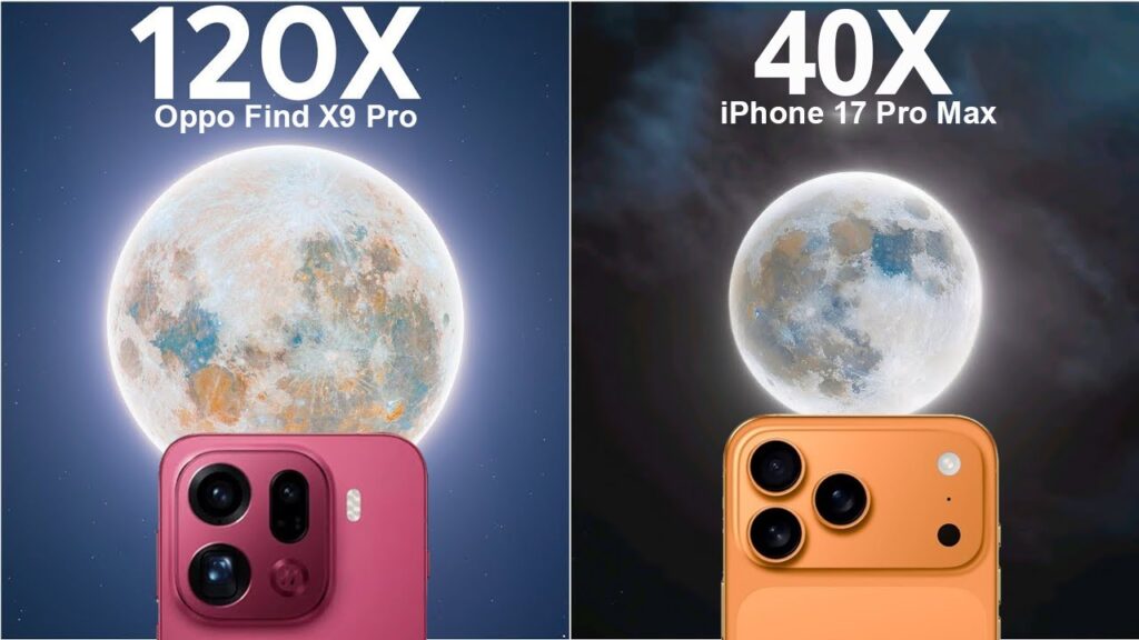 Bocoran Oppo Find X9 Pro vs iPhone 17 Pro Max: Duel Zoom Kamera Terbaru dan Terbaik