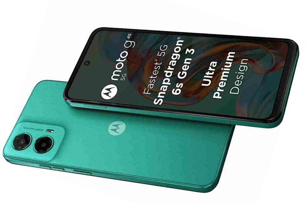 Motorola G45 Desain Menawan Turun Harga, HP 5G Performa Kuat di Bawah 2 Juta Langka