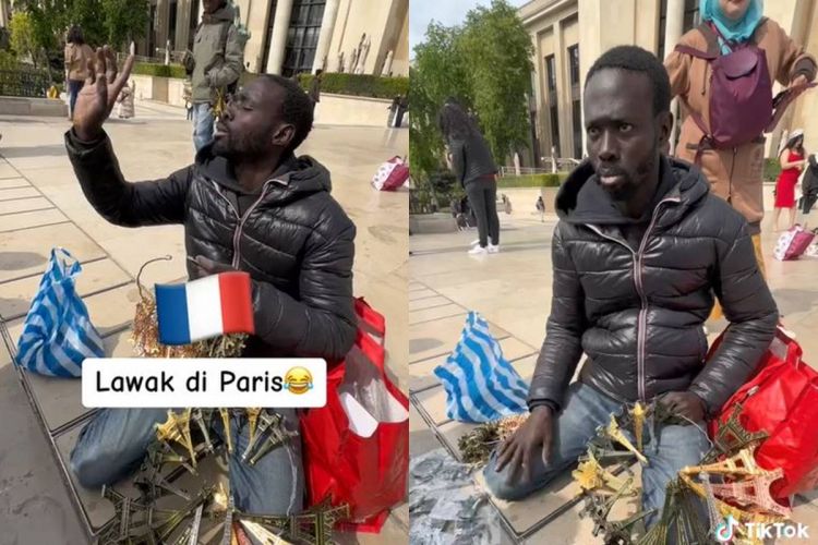 Pedagang Souvenir di Prancis Viral karena Fasih Bahasa Indonesia dan Jago Ngelawak