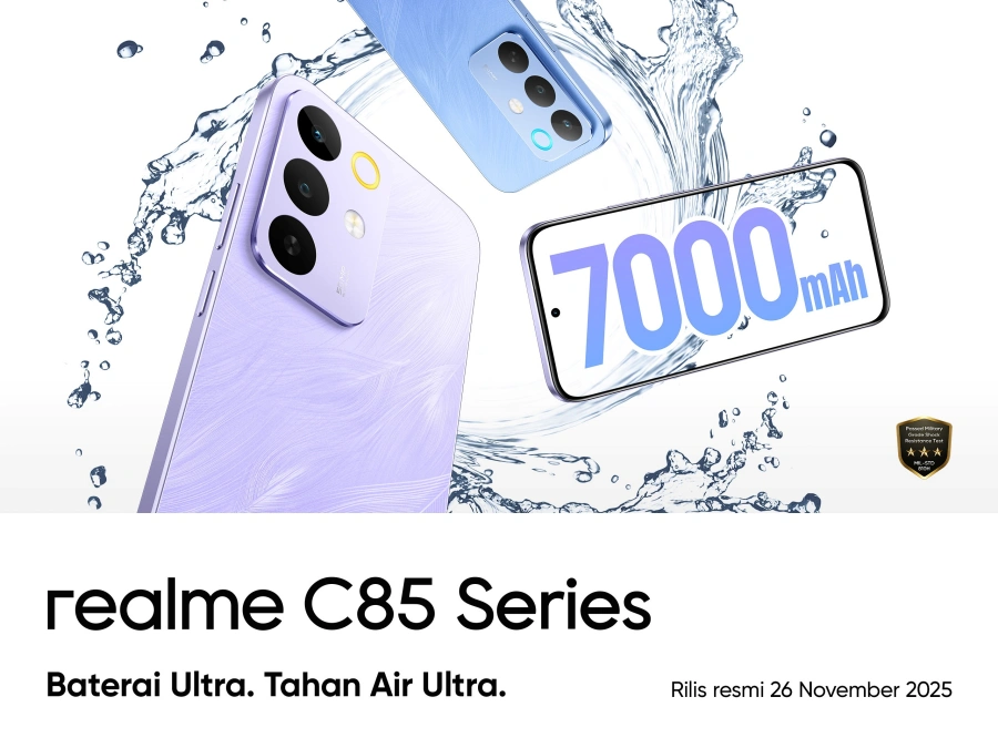 realme C85 Series Rilis 26 November 2025, Hadirkan IP69 Pro Pertama di Dunia